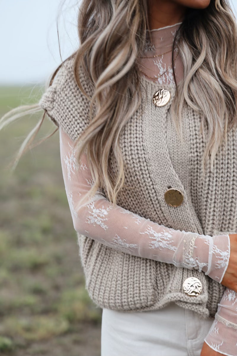 Caramel Cloud Sweater