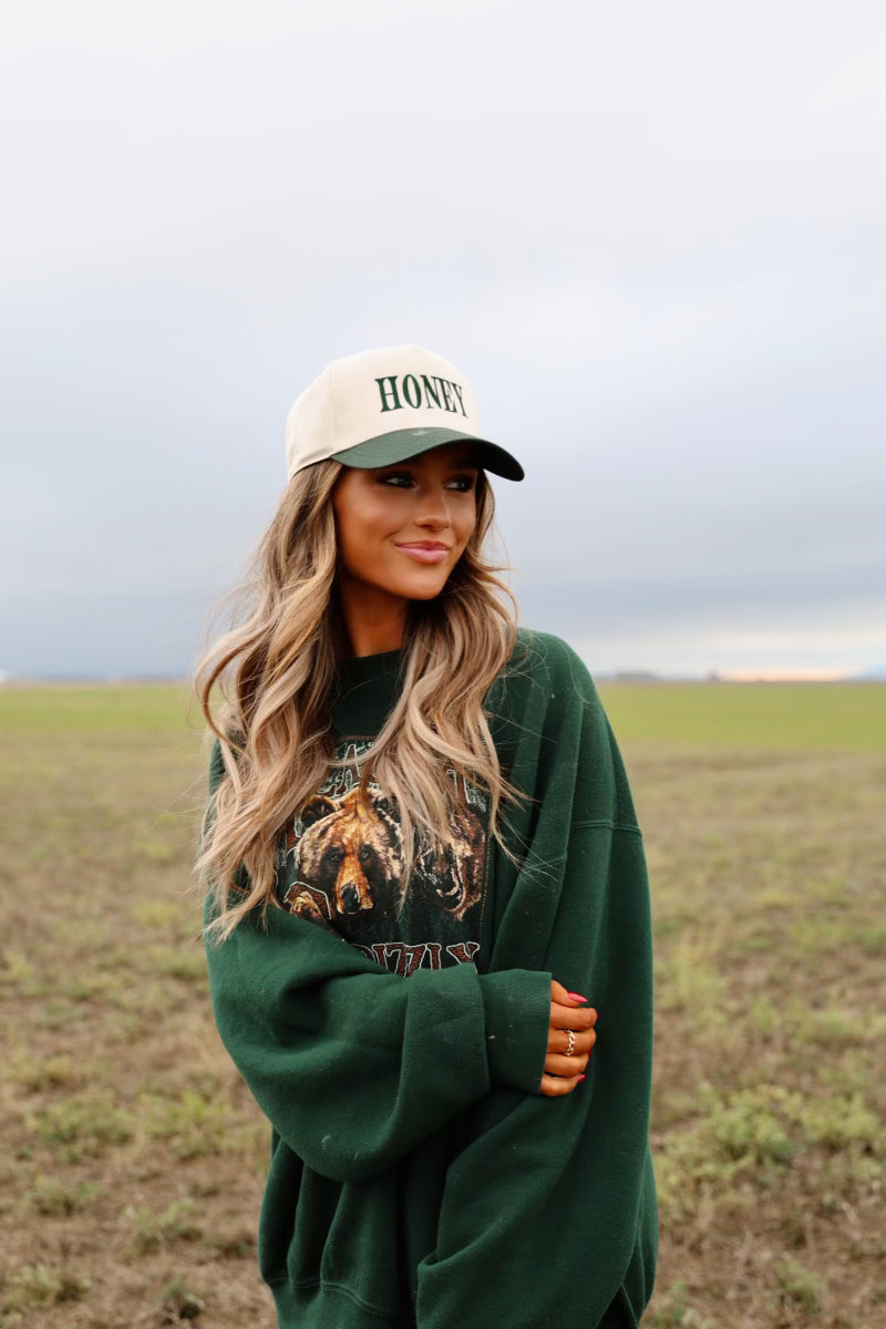 Honey Trucker Hat- Green