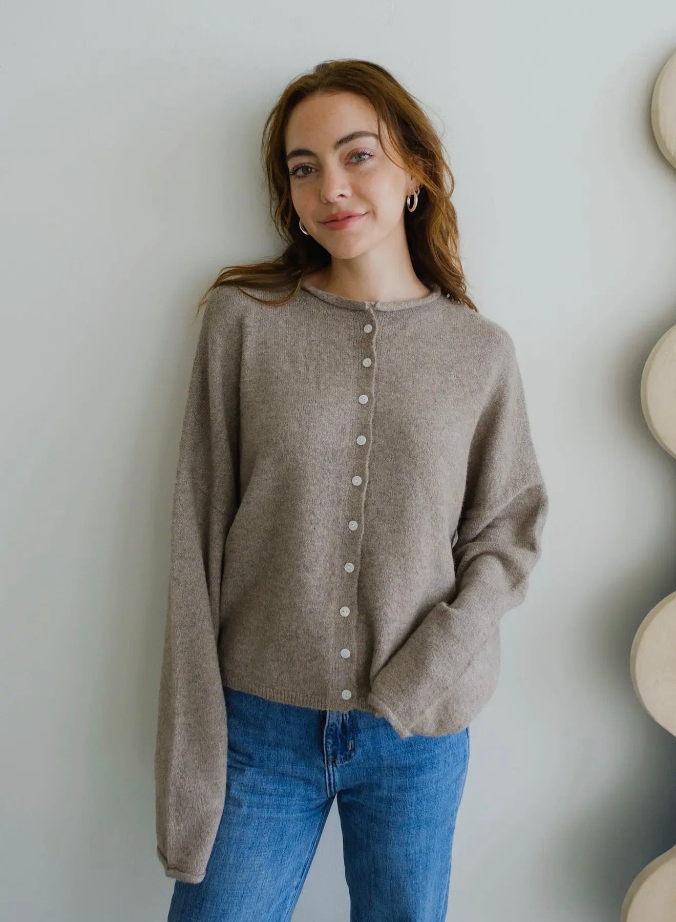 Beige Cardigan
